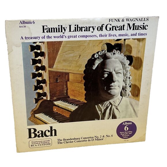 The Brandenburg Concertos No. 2 & No. 6, The Clavier Concerto In D Minor (Vinyl - Picture 1 of 11